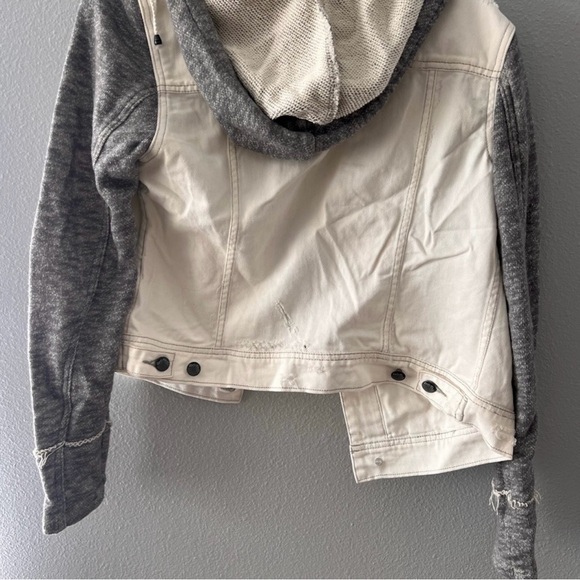 Free People Denim hoodie jacket - Picture 6 of 6